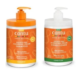 Cantu Shea Butter Sulfate-Free Shampoo for Natural Hair 709g & Conditioner 709g - Picture 1 of 1
