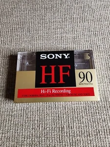 SONY C-90HF Minute HI-FI Recording AUDIO CASSETTE TAPE TYPE 1 Bias  - Picture 1 of 2