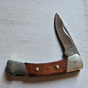 BUCK KNIVES MODEL 505 KNIGHT FOLDING LOCKBACK POCKET KNIFE 2015 - Picture 1 of 5