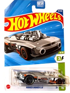 2025 HOT WHEELS Silver ROGER DODGER 2.0; HW EV Series 9/10 Blister Pack - Picture 1 of 2