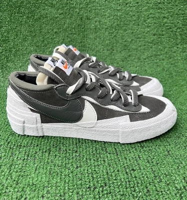Nike Blazer Low Sacai Iron Grey Men's Size 7 dd1877-002 Used No Original Box - Image 1 of 4