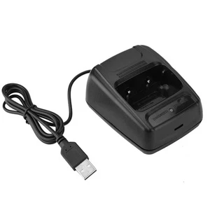 Two Way Radio Walkie Talkie Usb Charging Dock Station Stand For Bf88 HLF - Zdjęcie 1 z 8