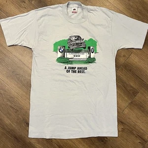 Vintage 90s BMW Superior Motors Car T Shirt Large - Picture 1 of 6