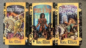Crown Of Stars Book Series 1-3 Kate Elliott Paperback Lot Kings Dragon DAW Books - Bild 1 von 4