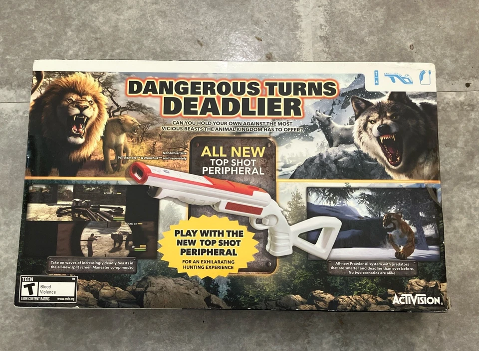 Cabela's Dangerous Hunts 2013 Bundle Pack W/ Top Shot Peripheral * Wii - Image 1 of 4