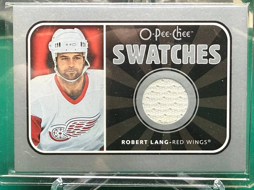 2006-07 O-Pee-Chee - Swatches Robert Lang #S-RL (MEM) - Image 1 of 2