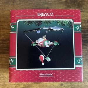 1995 Enesco Schatzkammer des Weihnachtsschmucks Siesta Santa Nr. 112089 - Bild 1 von 2