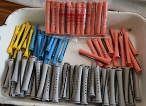 PROPERM Elastic Hair Perm Rods/Rollers--85  Assorted Pieces - Picture 1 of 4