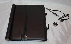 Open Box Pebble Flio Executive Leather Ipad 1 2 3 Folio w Rechargeable Battery - Picture 1 of 6