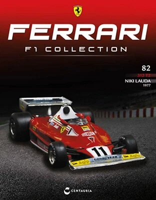 NEW IXO 1:43 F1 FERRARI 312 T2 - Niki Lauda 1977 W.C. +Magazine no Minichamps - Immagine 1 di 3