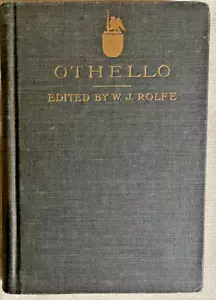 Shakespeare’s Tragedy of Othello The Moor of Venice Edited William J. Rolfe 1907 - Imagen 1 de 11