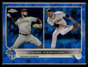 2022 Topps Chrome Update Sapphire Edition #US239 Robert Suarez / Steven Wilson - Bild 1 von 2