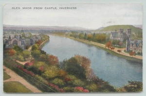 Postcard Glen Mhor from castle, Inverness - Picture 1 of 2