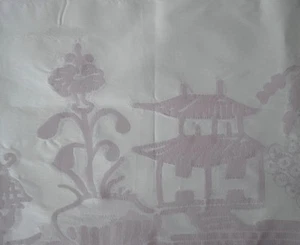RUBELLI Tea Time Cream Pink Toile Woven Remnant New - Picture 1 of 1
