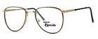 Fashion Optical Company Designer Reading Glasses Dover in Gold & Grey 55mm +2.25
