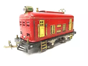 Lionel 248 Boxcab Electric Loco Red Brass and Cream Trim Prewar O gauge X6113 - Picture 1 of 10