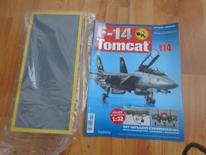 1/32 HACHETTE Bauen Die F-14 Tomcat Modellflugzeug Ausgabe 114 Inc Teil Im Bild - Picture 1 of 1