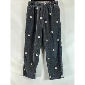 Pantalón de pana URBAN OUTFITTERS negro lavado estampado de dados UO pierna recta para hombre talla - Imagen 1 de 11