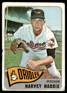 1965 TOPPS HARVEY HADDIX BALTIMORE ORIOLES #67 - Picture 1 of 2
