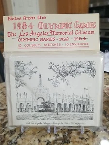 Notes From The 1984 Olympic Games- Sealed 5 Packs - 10 Coliseum Sketches - Picture 1 of 4