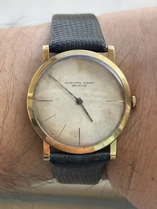 AUDEMARS PIGUET 18K 750 SOLID GOLD TROPICAL DIAL ULTRA THIN CASE *GOOD WORKING - Picture 1 of 21