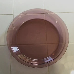 Pyrex #209 lila Amethyst Glas 9" Tortenplatte EUC - Bild 1 von 4