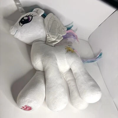 Peluche Build A Bear My Little Pony Princesa Celestia Unicornio Blanco Foto 1 de 4