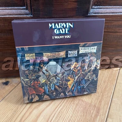 Marvin Gaye I WANT YOU Disk Union PROMO BOX & MLPS CD 2005 RARE - Image 1 of 4