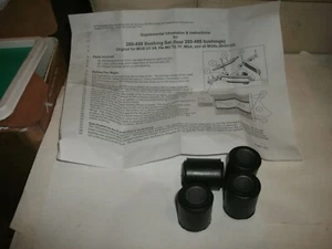 HEAVY DUTY SET/4 LOWER INNER CONTROL ARM BUSHINGS MGTD TF MGA MGB W INSTRUCTIONS - Picture 1 of 3