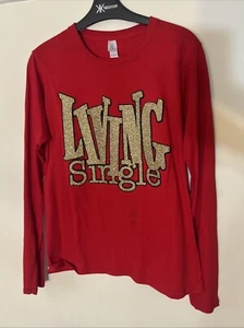 Living Single Women’s Cotton T-Shirt Casual Tunic Long Sleeve Top - Picture 1 of 3