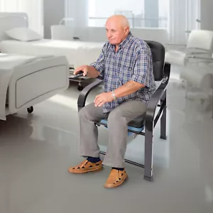 Schwerlast Nachttisch Kommode/Nachttisch Kommode Stuhl mit Arm für ältere Erwachsene 551 Pfund - Bild 1 von 21