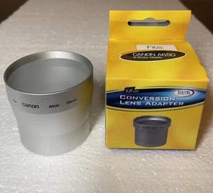 Adaptador de lente de conversión para Canon A650 58 mm - Imagen 1 de 3