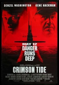 HUGE Original D/S CRIMSON TIDE 48"X70" Bus Shelter Poster USS ALABAMA  - Picture 1 of 1