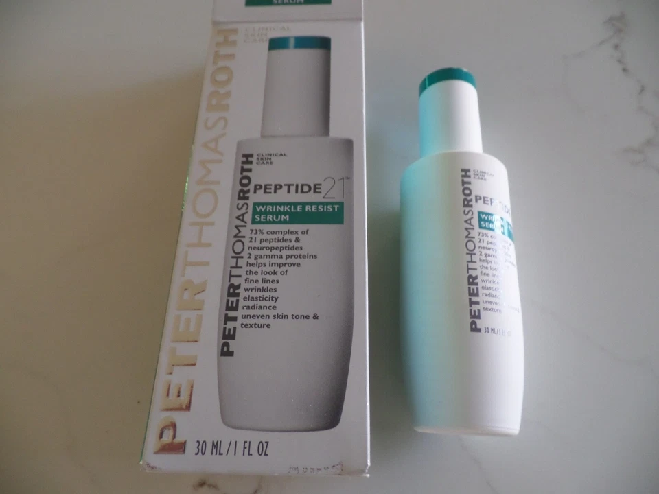 NIB Latest PETER THOMAS ROTH Peptide 21 wrinkle resist serum 1 oz, made USA - Image 1 of 4