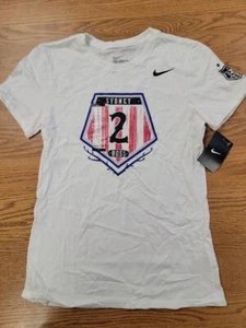Nike Girls L USA Soccer Logo Sydney 2 Tee Shirt White 729386 FAST SHIP! AA8 - Picture 1 of 1