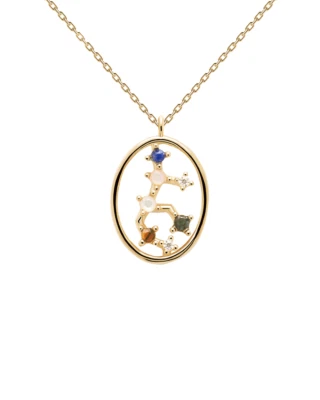 PD PAOLA Zodiac "Jungfrau" CO01-349-U Goldhalskette 925 Sterling Silber - Bild 1 von 4