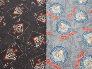 Aerosmith Aero Force One or Black Ace Cotton Fabric-One Yard 36"x 44" Wide - Picture 1 of 22