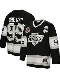 Los Angeles Kings Wayne Gretzky Mitchell & Ness Authentic Black Home Jersey