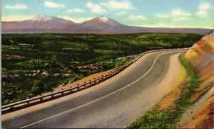 Postal Top of Ratan Pass Spanish Peaks casi nueva co State Line Colorado - Imagen 1 de 2