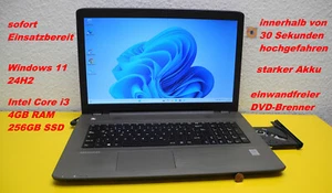 17,3" Laptop Medion E7415 mit Windows 11 intel core i3 CPU DVD-LW guter Zustand - Bild 1 von 10
