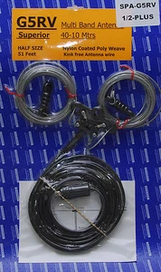 Antena aérea g5rv medio tamaño superior flexweave 40 m10 m7 mhz 30 mhz - Imagen 1 de 1