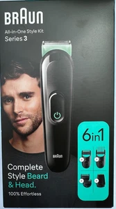 BRAUN Series 3 MGK3411 – 6-in-1 Bart- & Haarschneider | NEU & OVP - Bild 1 von 3
