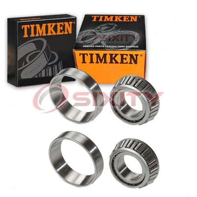 Rodamientos de rueda interior trasero Timken 2 piezas para Peugeot 304 eje lr 1971-1972 Foto 1 de 4