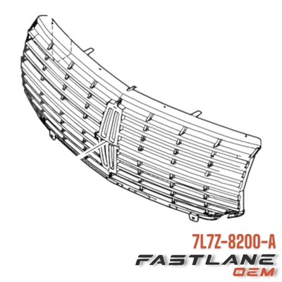 Rejilla radiador Lincoln Navigator 2007-2014 nuevo OEM 7L7Z-8200-A Foto 1 de 4