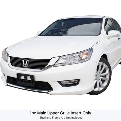 Grelha de tarugo APS aço inoxidável preta 13-15 Honda Accord Sedan GR08FEI16J - Imagem 1 de 3