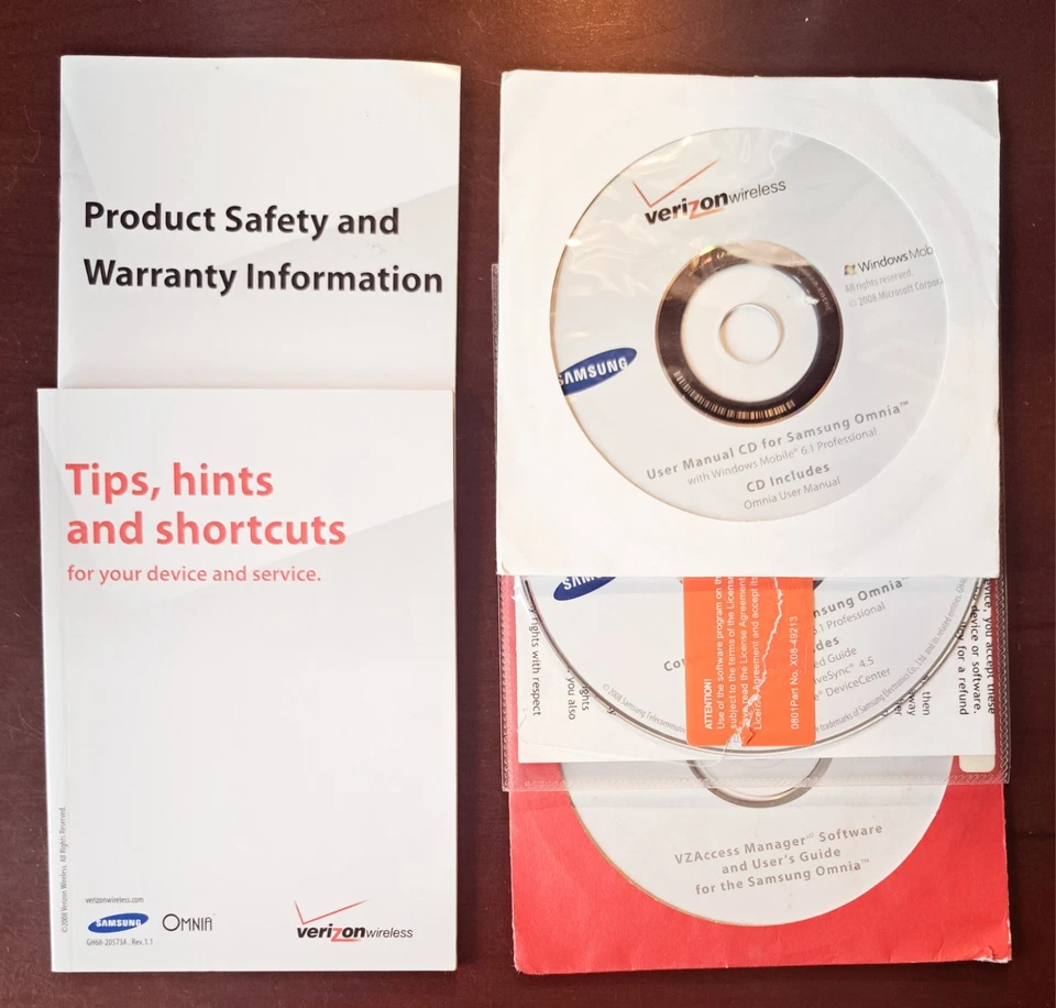 Verizon Wireless Samsung Omnia w/Windows Mobile 6.1 Pro Media - Image 1 of 4