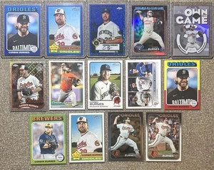 LOTE CORBIN BURNES (14 cartas) 2021 Topps cromo azul/199, 2024-25 Heritage azul - Imagen 1 de 2