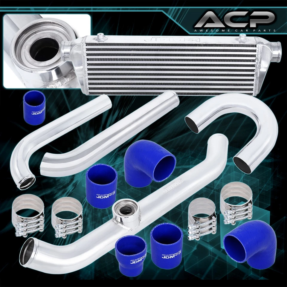 28" X 7" Front Mount Intercooler + Turbo Piping Kit For 89-97 Mitsubishi Mirage - Image 1 of 4