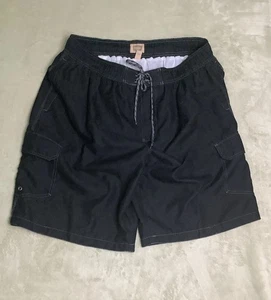Foundry Men’s Swimming Lace Up Trunks Black 2XL Comfort With Pockets - Picture 1 of 9