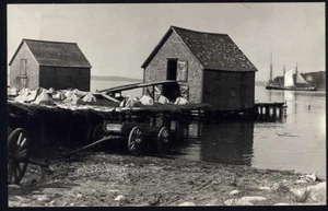 RPPC * KANADA Maritimes ANGELGEBÄUDE, WAGEN, SEGELBOOT ohne Standort * kein Posten - Bild 1 von 3